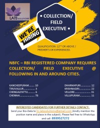 Hi We are hiring Collection/ Field Executive