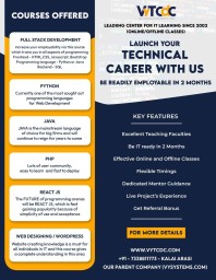 VyTcdc&colon; Most Popular Software Training Institute In Chennai