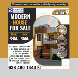 2 & 3BHK Independent Villas for Sale at Kandigai&comma; Chennai
