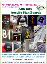 acrylic sign boards