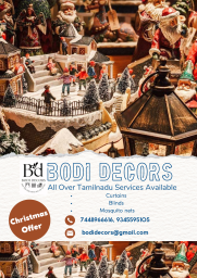 New Christmas Offer Live Now in BODI DECORS&lpar;Bodinayakanur&rpar;