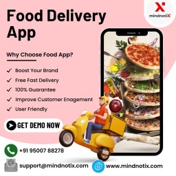 Leading On Demand Food Delivery App Development Company - Mindnotix Software Solutions