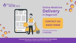 Super Fast 2 Hour Delivery of Medicines in Nagercoil