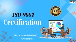 ISO 9001 CERTIFICATION