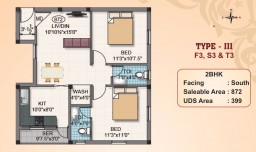 2BHK Flat for Sale Alandur, Chennai