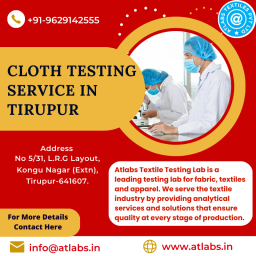 Best Textile Testing Lab in Tirupur