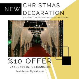 This Christmas Celebrate with Bodi decors curtains