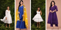 JOVI Fashion has a Beautiful Collection of Designer Mulmul Suits for Women.