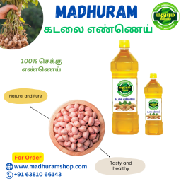 Pure Groundnut Chekku  oil and Pure Coconut Chekku Oil at affordable price