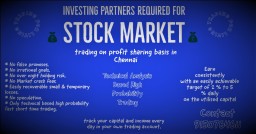 Investing Partners required for stock trading business in Chennai