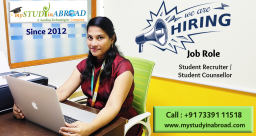 Opening for Student Recruiter / Student Counsellor Position in Velachery