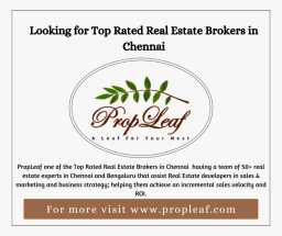 Real Estate Brokers in Chennai