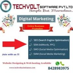 Digital Marketing Services | List of Digital Marketing Companies| Business promotion |Techvolt Software|Coimbatore Gandhipuram