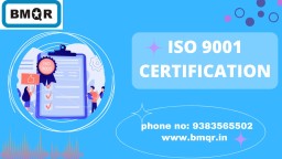 ISO 9001 CERTIFICATION