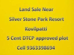 DTCP Approval Plot Near Silver Stone Park Resort Kovilpatti