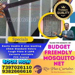 Budget friendly Velcro Mosquito Net