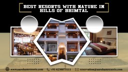 Best Resorts with Nature in Hills of Bhimtal