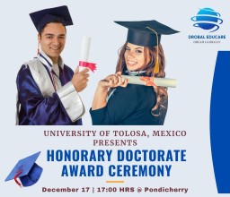 Get Honorary Doctorate Award