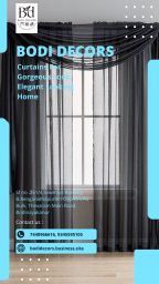 Curtains make the completed feel for doors and windows