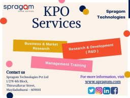 Kpo Service Provider  - Spragom