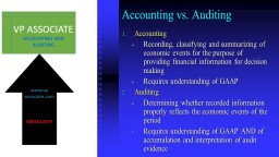 VP ASSOCIATE ACCCOUNTING AND AUDITING